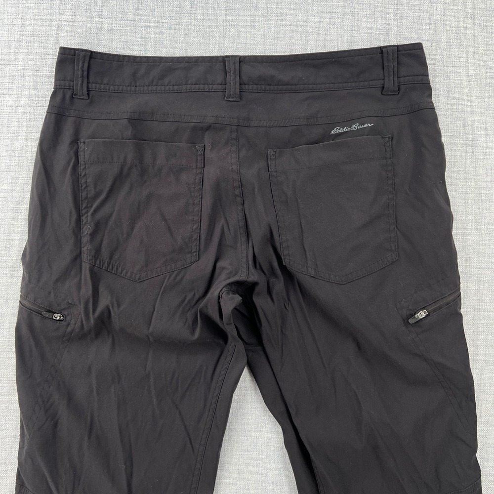 Eddie Bauer First Ascent Mens 34x34 (fit 35x33) Black Guide Pants Hiking Cargo - Picture 10 of 14